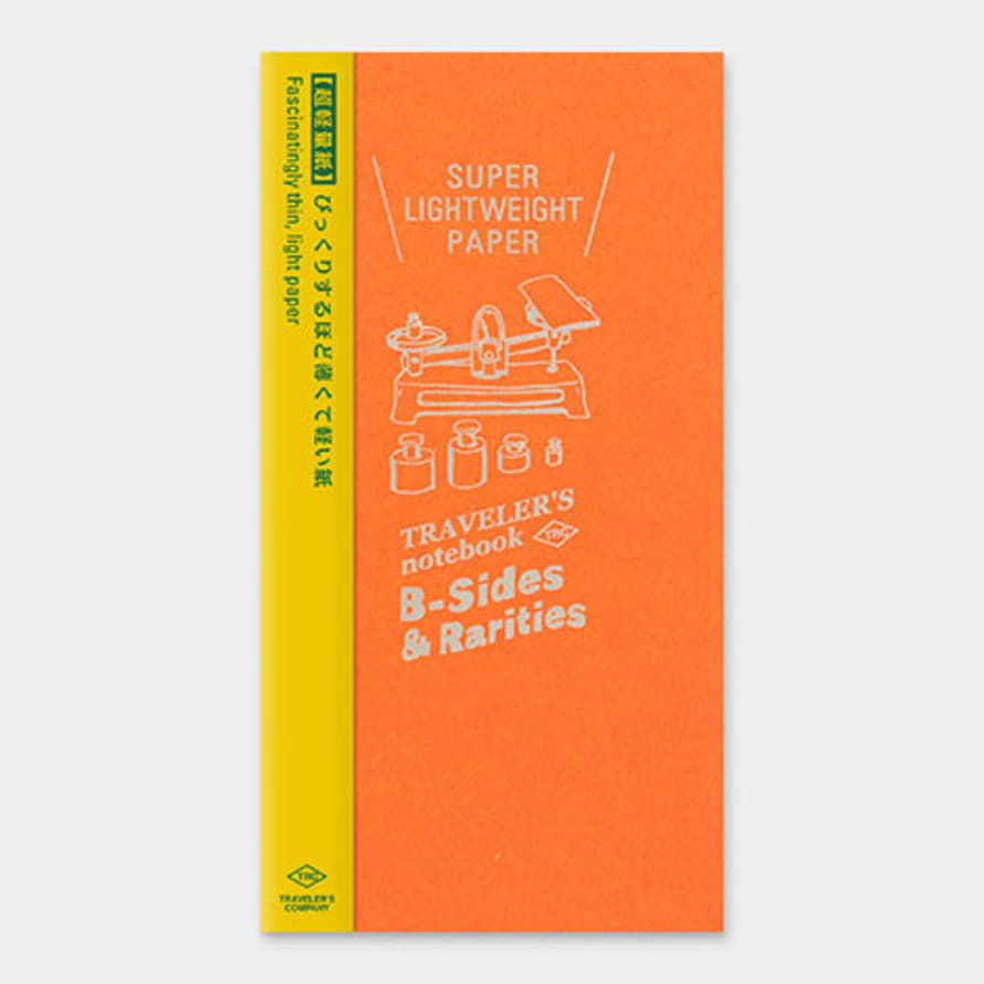 Traveler's Company Notebook B-Sides & Rarities Refill Super Lightweight Paper Regular Size