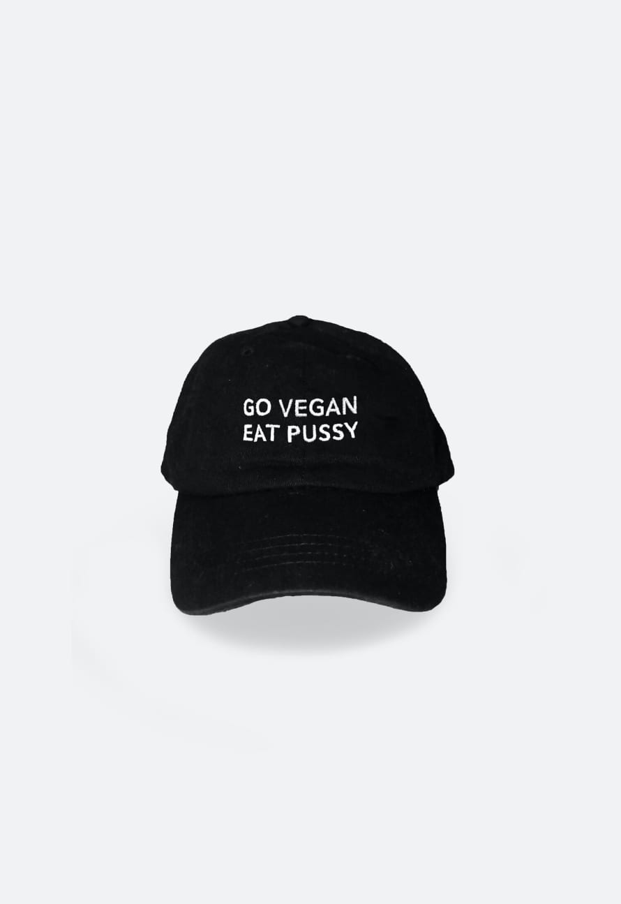 Encré Black Go Vegan Eat Pussy Cap