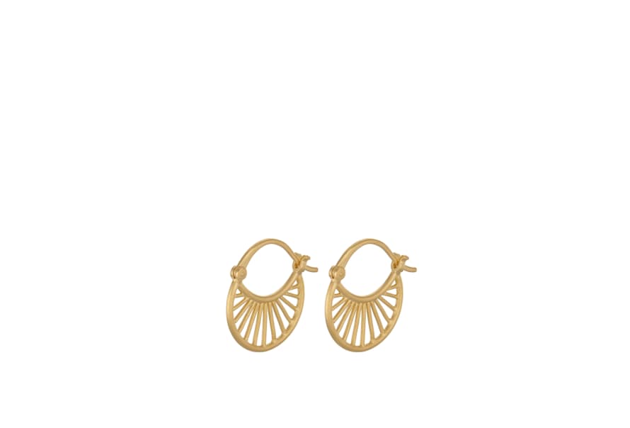 Pernille Corydon Small Daylight Earring Gold Plated Silver
