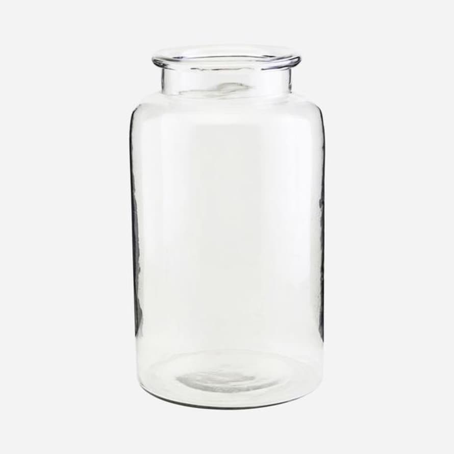House Doctor Vase Nete Glass Clear