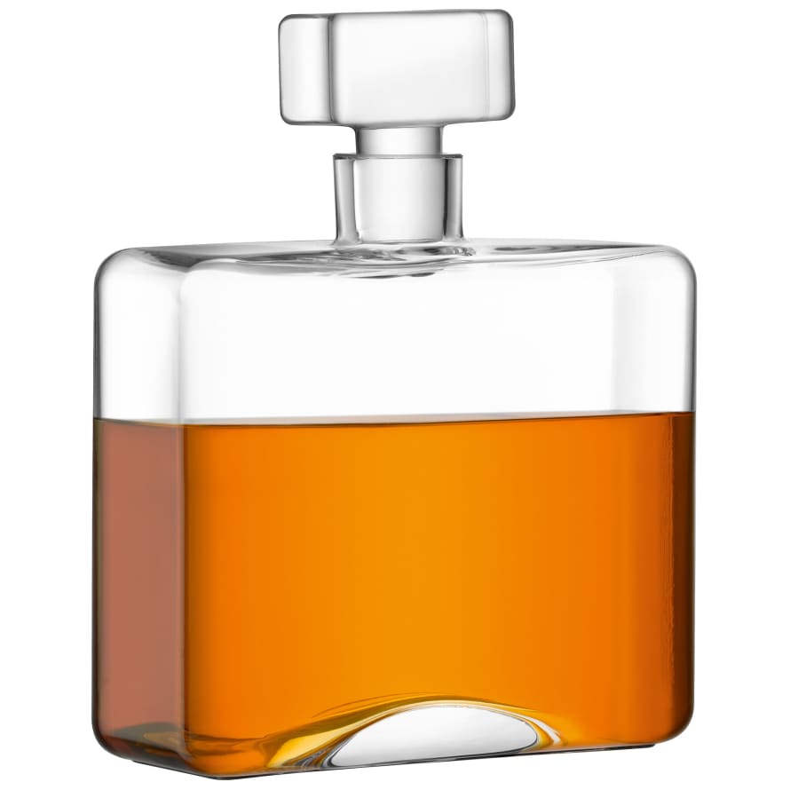 LSA International Cask Whisky Rectangle Decanter I Litre 