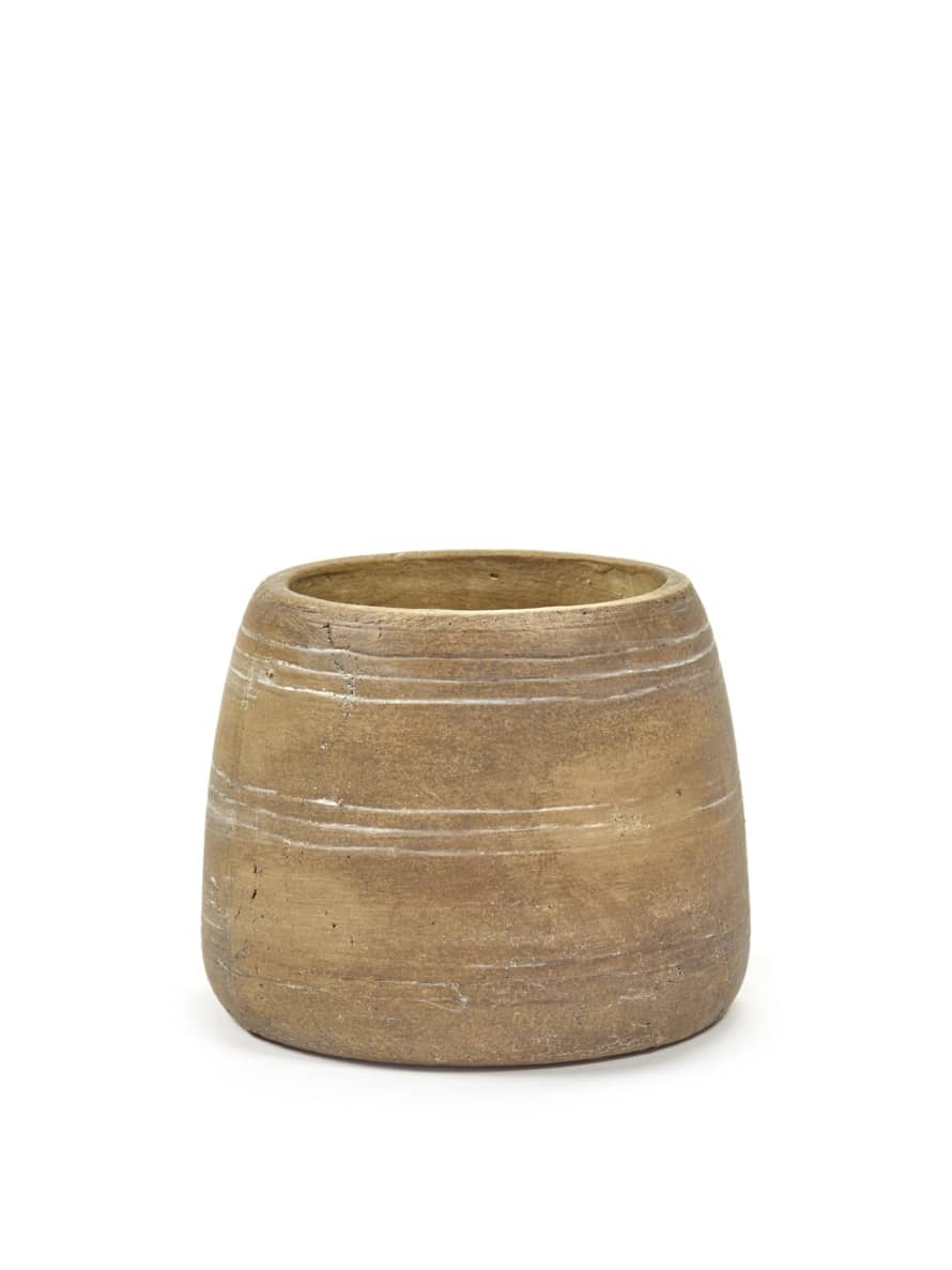 Botanical Boys Brown Pot L