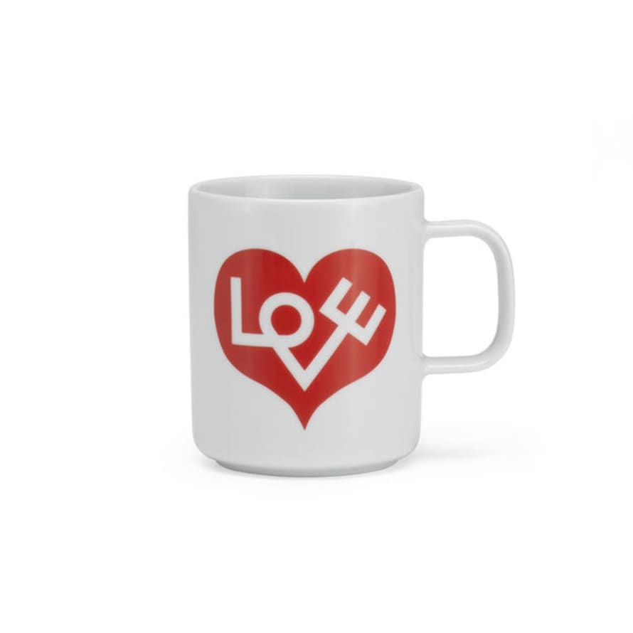 Vitra Red Love Heart Coffee Mug