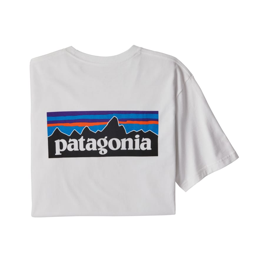 Patagonia P 6 Logo Responsibili Tee White