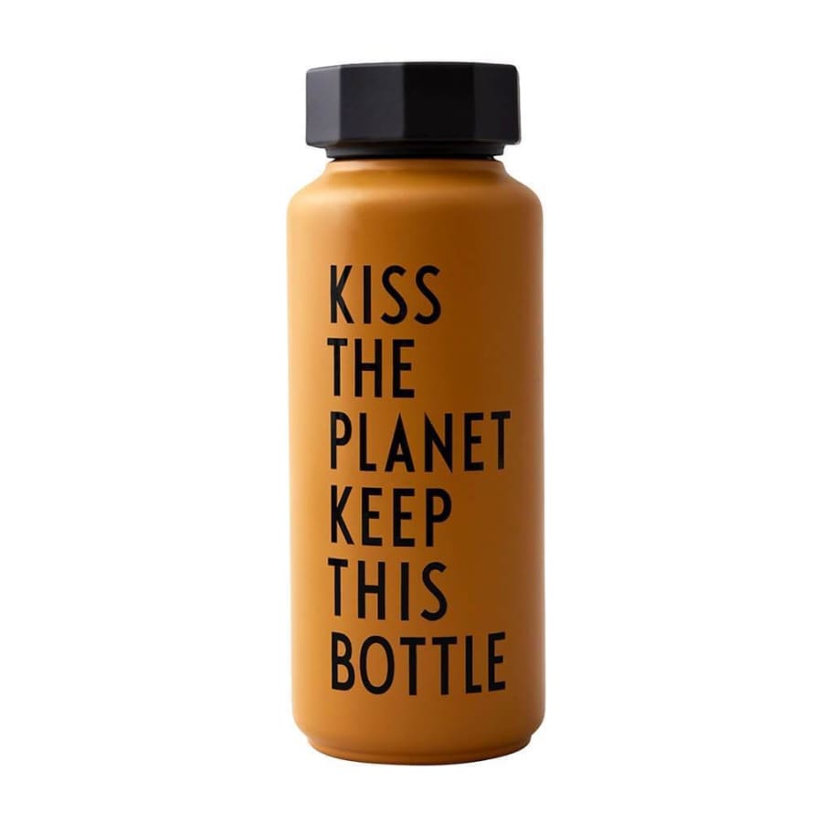 Design Letters Mustard Kiss Thermo Bottle
