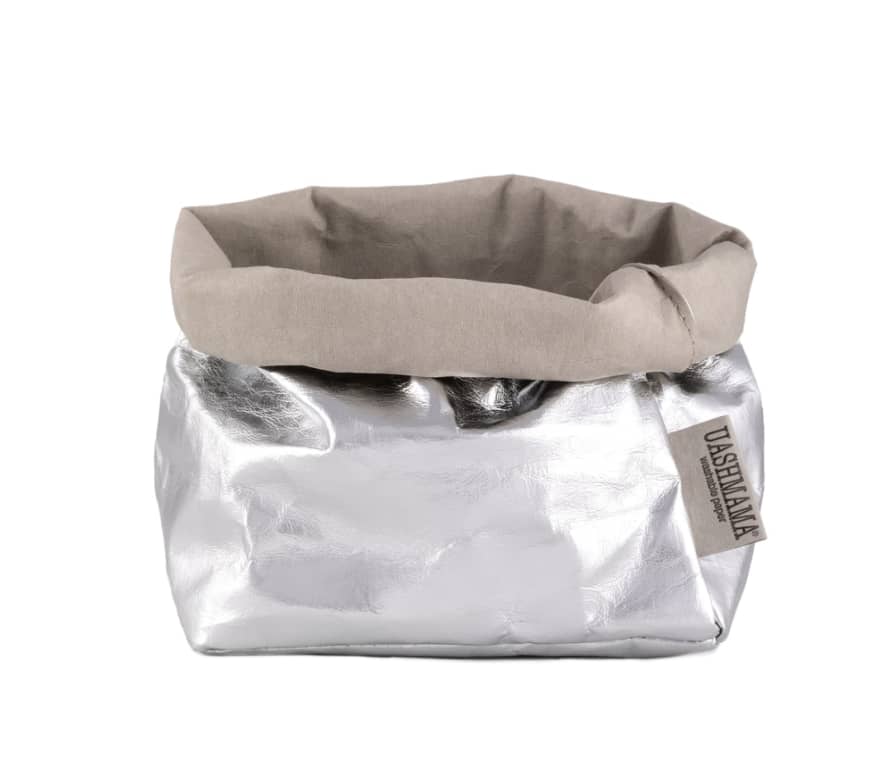 Uashmama Metallic medium Paper Bag 