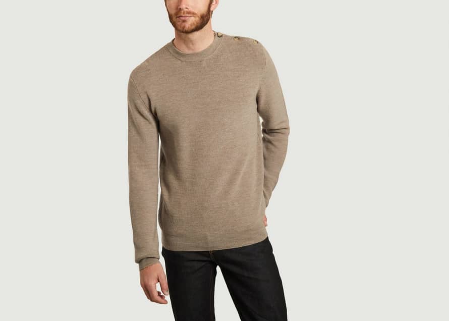 L’Exception Paris Sailor Sweater In Extra Fine Merino Wool Made In Italy