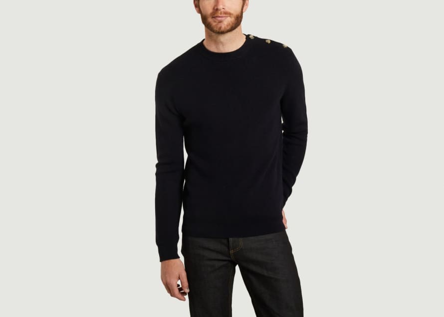 L’Exception Paris Sailor Sweater In Extra Fine Merino Wool Made In Italy