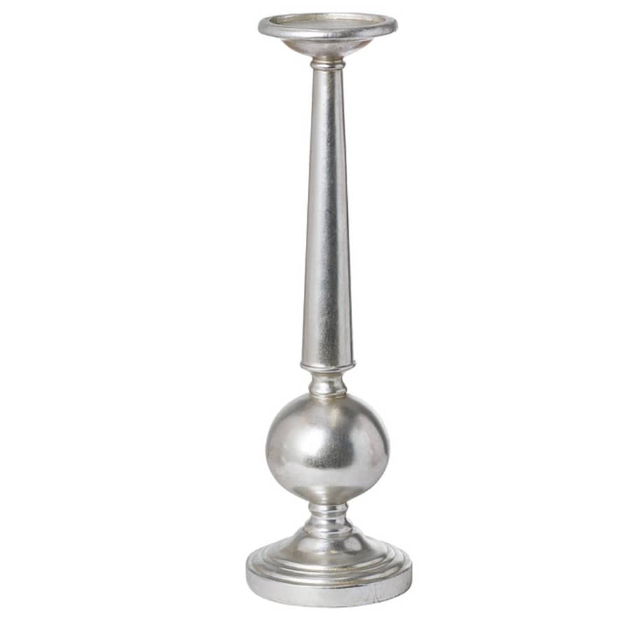 Victoria & Co. Silver Column Candle Stand