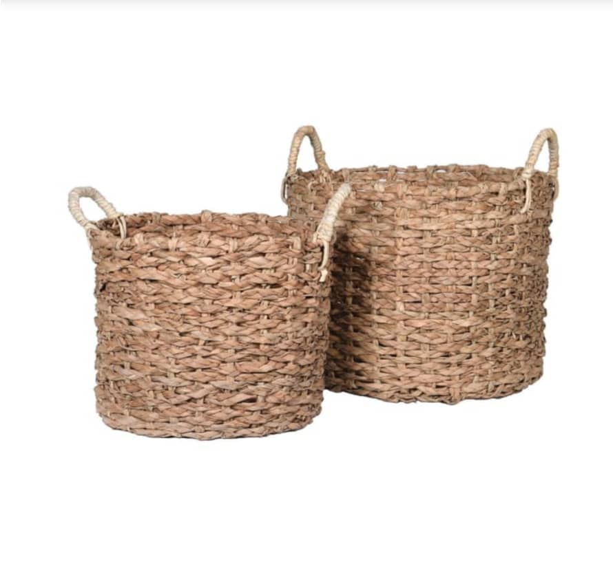 Victoria & Co. Set of 2 Seagrass Baskets