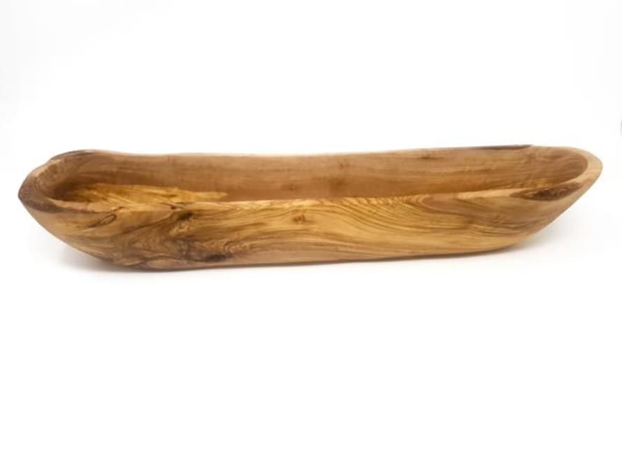 Divine Deli - Olive Wood Rustic Serving Bowl 45cms