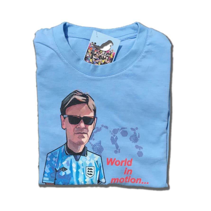 A Guy Called Minty Blue New Order Word In Motion England 90 T Shirt