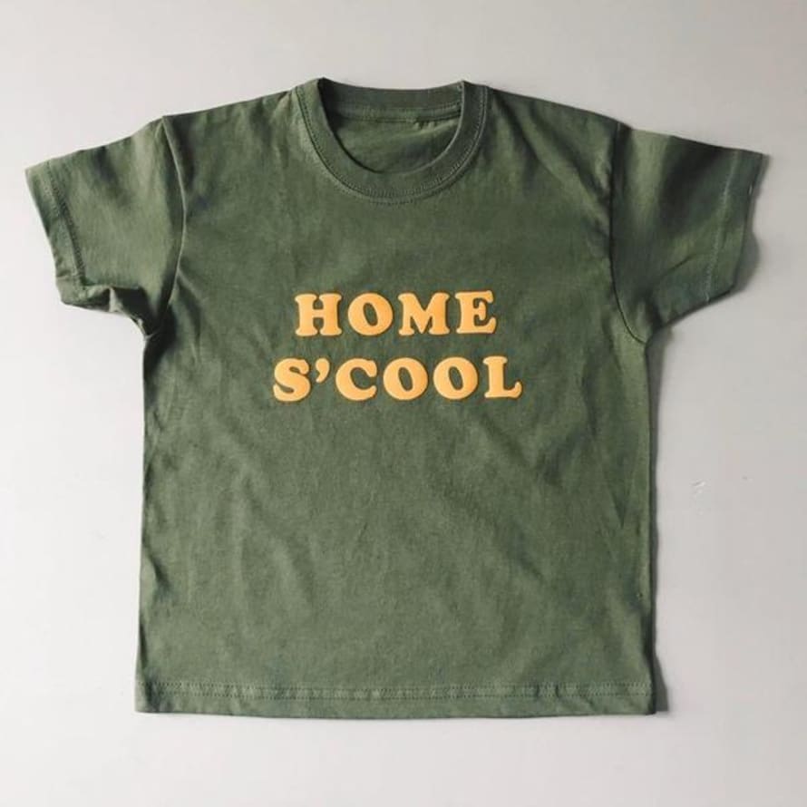 ANNUAL STORE Sample Sale Home Scool™ T Shirt Olive Dandelion