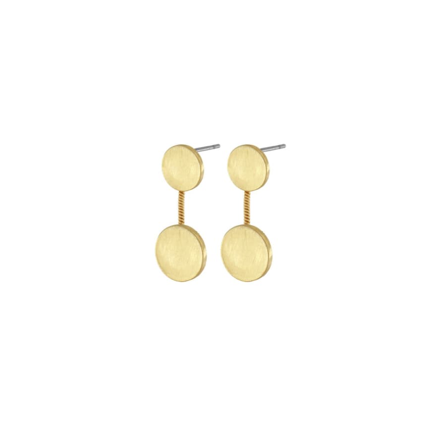 Dansk Smykkekunst Theia Multi Dot Earrings - Gold Plating
