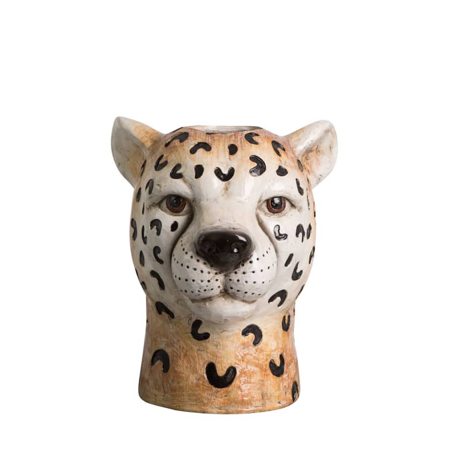 ByOn Cheetah Head Vase