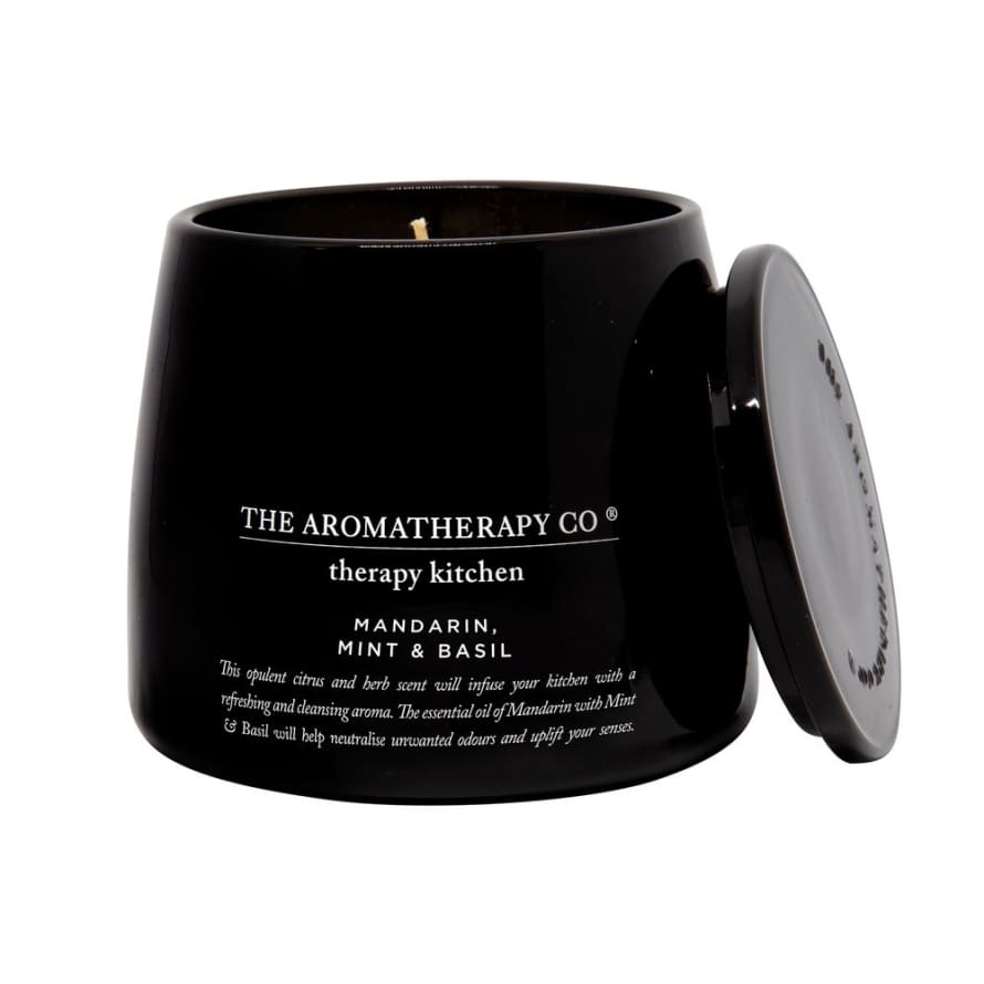 The Aromatherapy Co Therapy Kitchen Candle Large Mandarin Mint And Basil