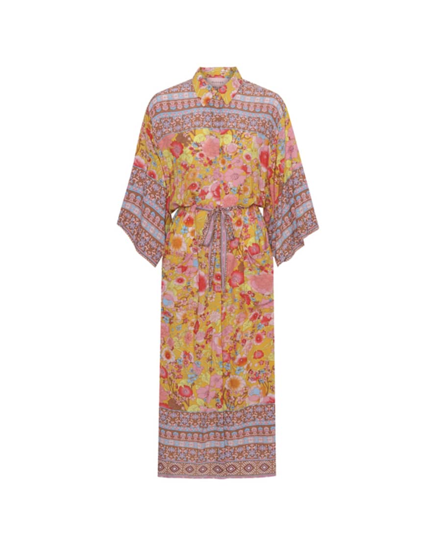 HunKøn Clarissa Kimono Shirt Dress