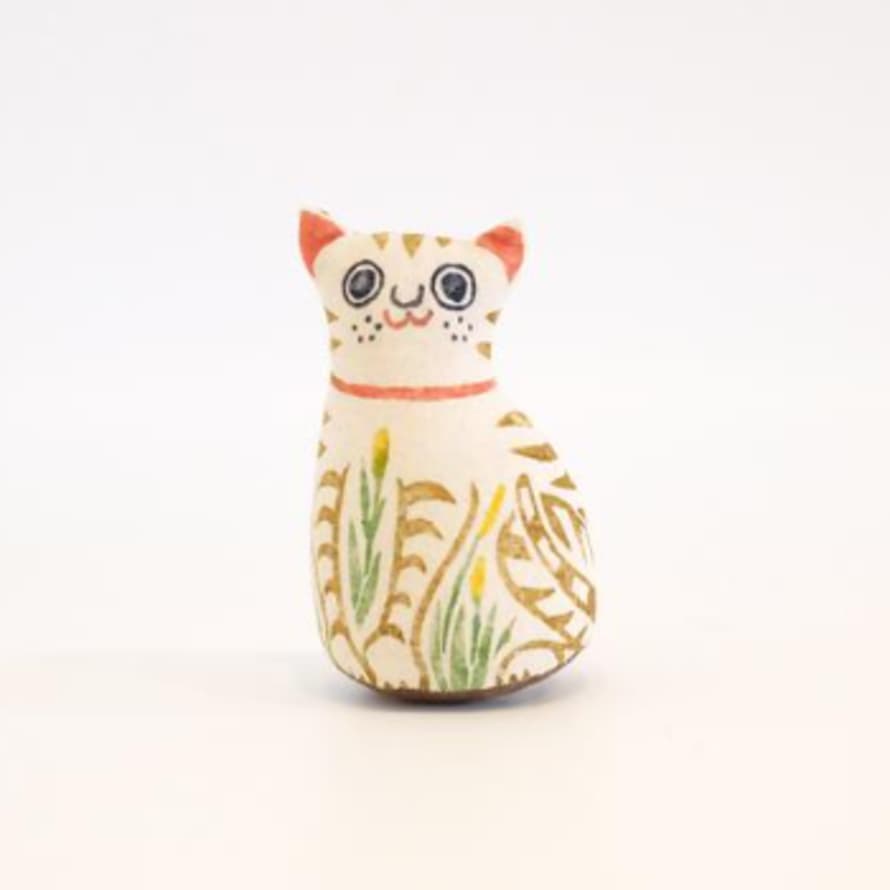 Shin Kogei Loyal Cat Woodblock Print Animal 