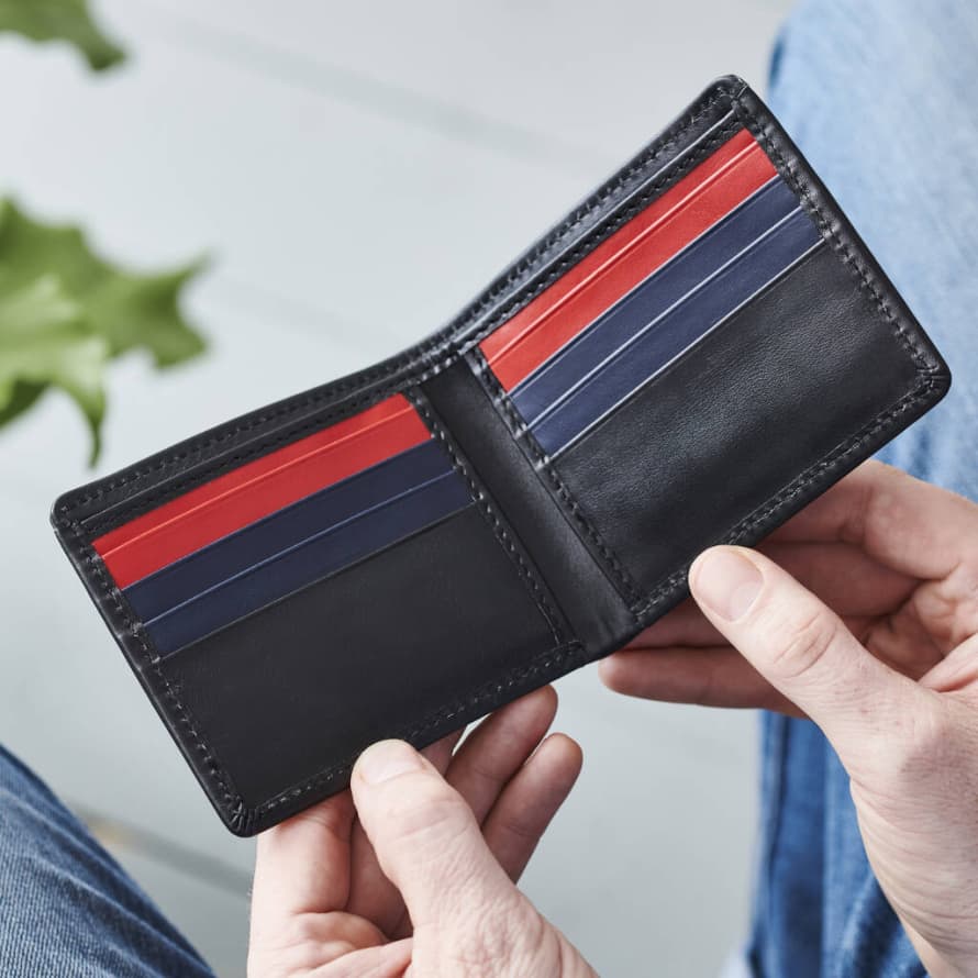 Vida Vida Leather Block Card Wallet