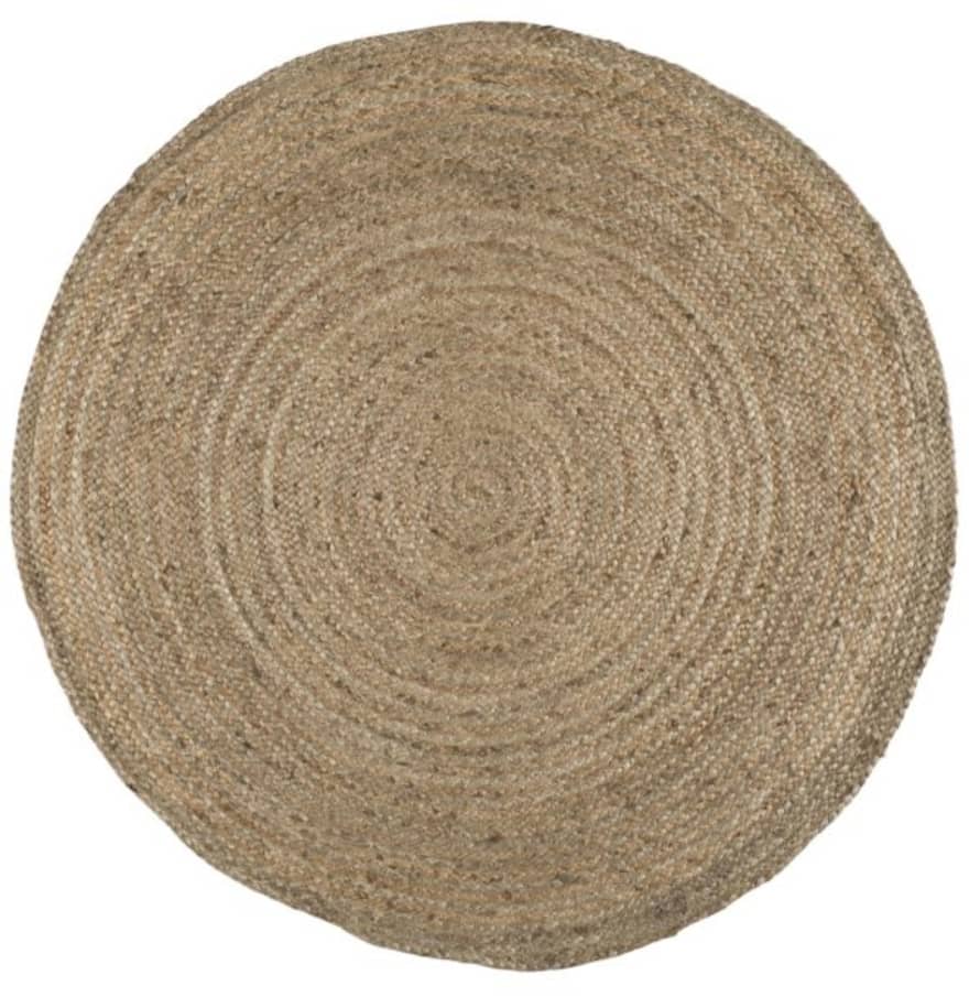 Ib Laursen Natural Round Jute Carpet