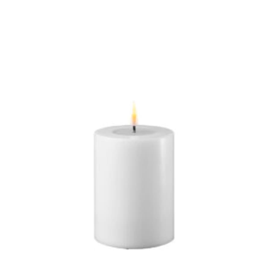 deluxe home art 7.5 x 10cm White Battery Operated Led Candle