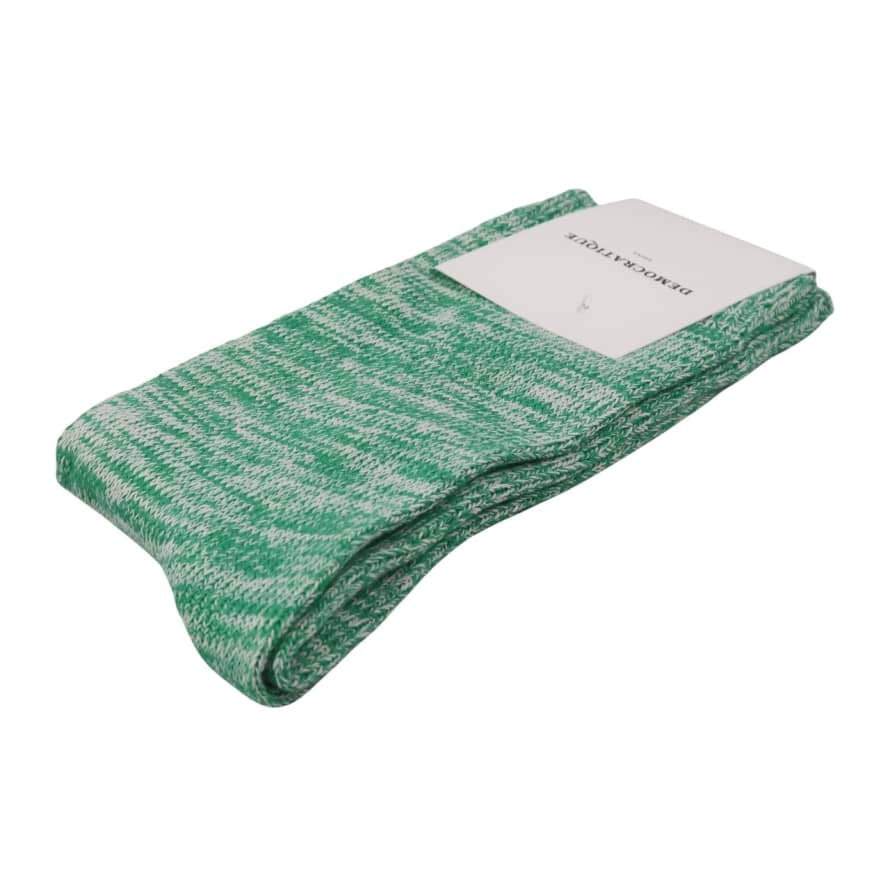 Democratique Socks Men's Socks - Relax Chunky Knit - Greenday, Off White