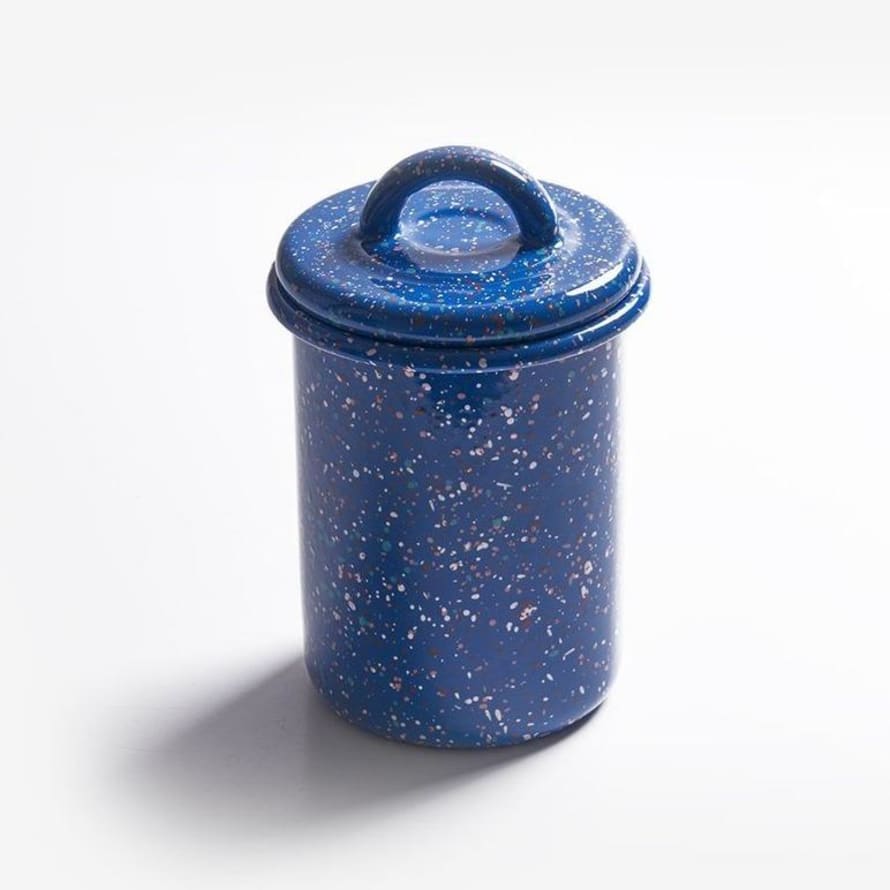 Kapka Flow Fest Medium Blue Enamel Jar