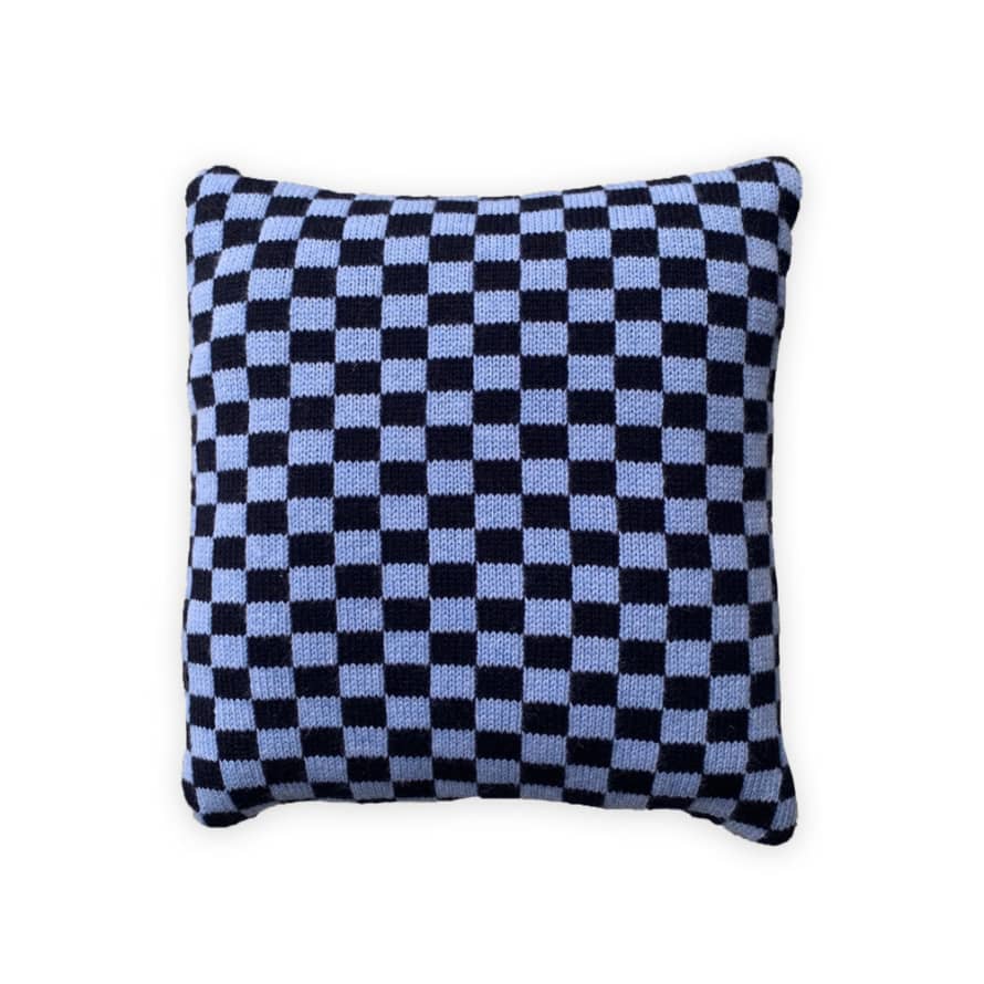 Goods of May Small Navy & Blue Sidney Cushion