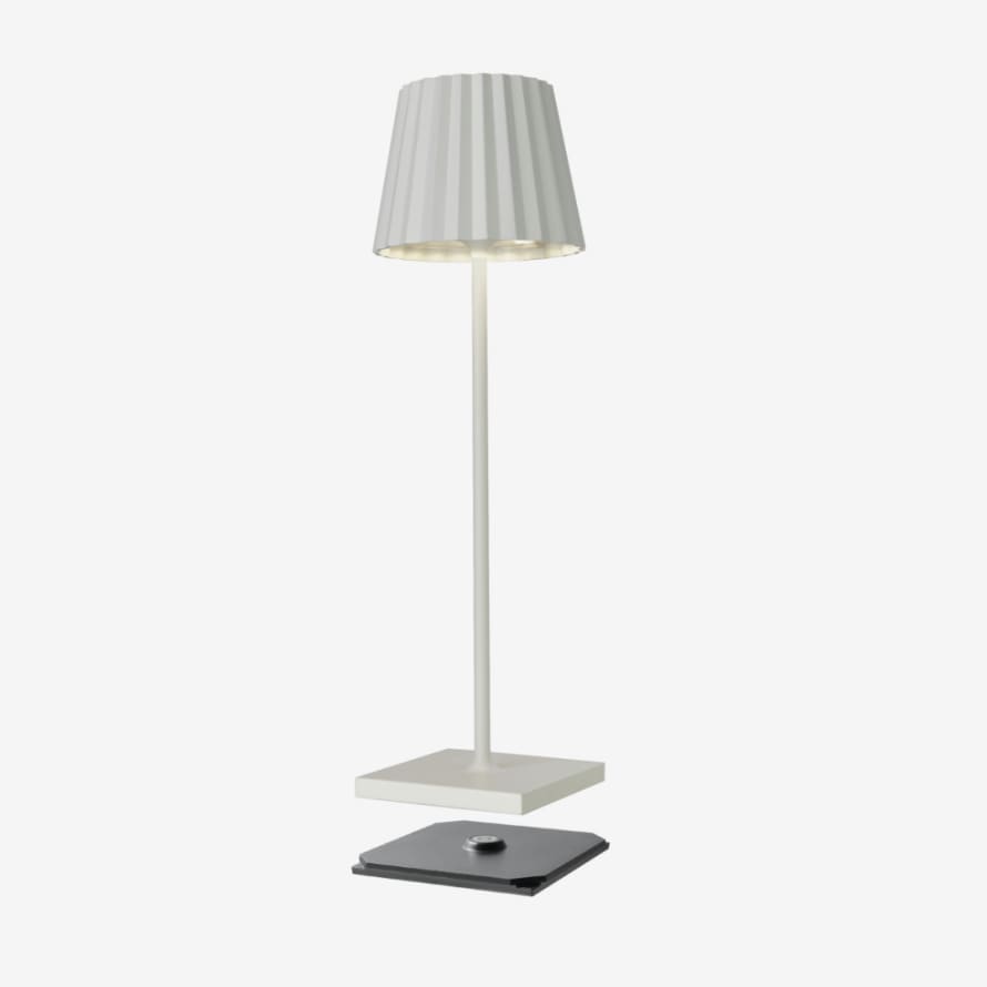 Sompex Cordless Splashproof LED Garden Table Lamp Troll 2.0 White