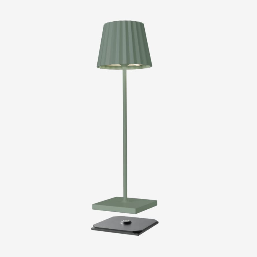 Sompex Cordless Splashproof LED Garden Table Lamp Troll 2.0 Green