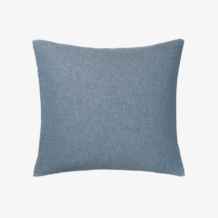 Elvang Thyme Cushion Cover 50x50 Organic Cotton Blue