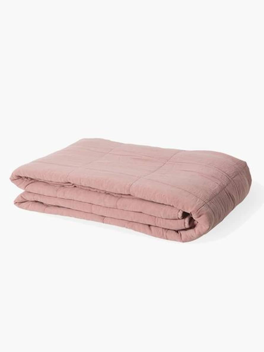 Cozy Room King Cotton Quilt Misty Rose