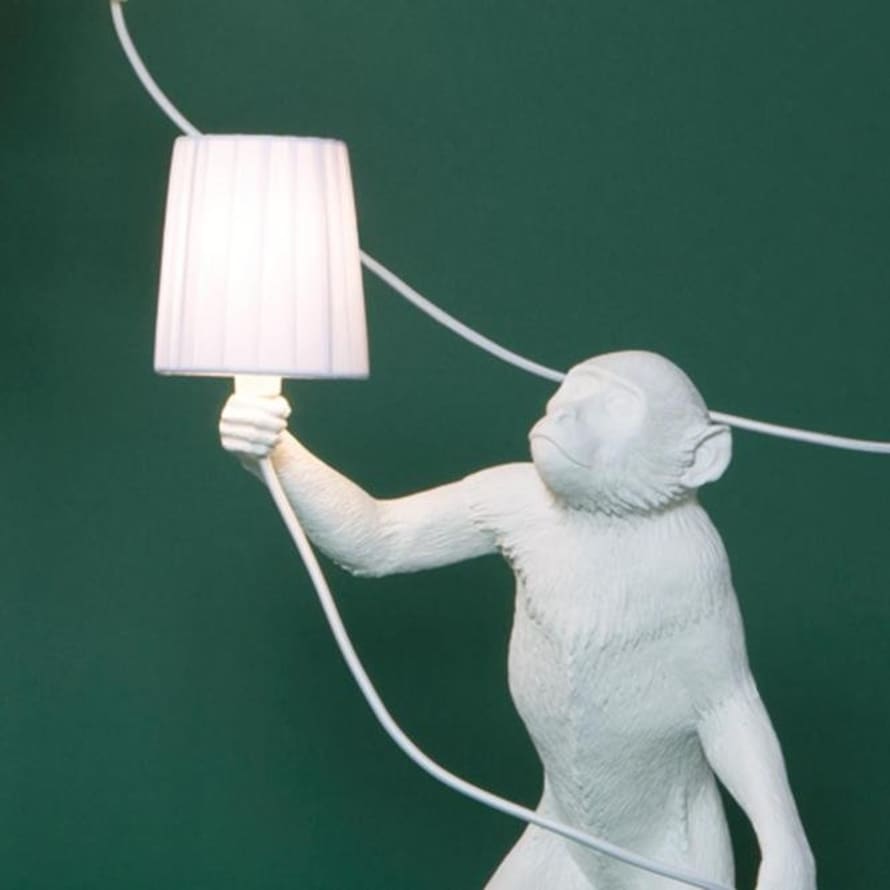 Seletti Lampenschirm Fur Lampe Primate Lighting Weiss Von Seletti