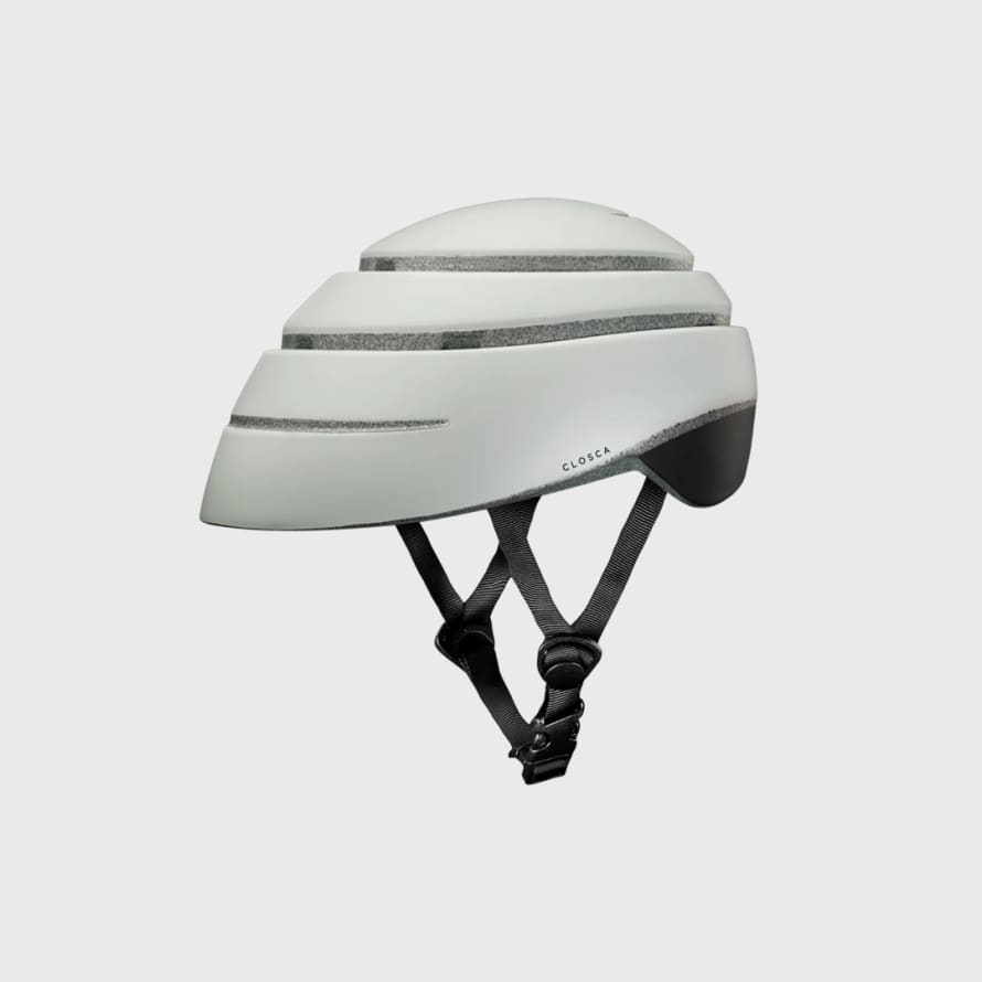 Closca Foldable Bike Helmet Loop Pearl Black