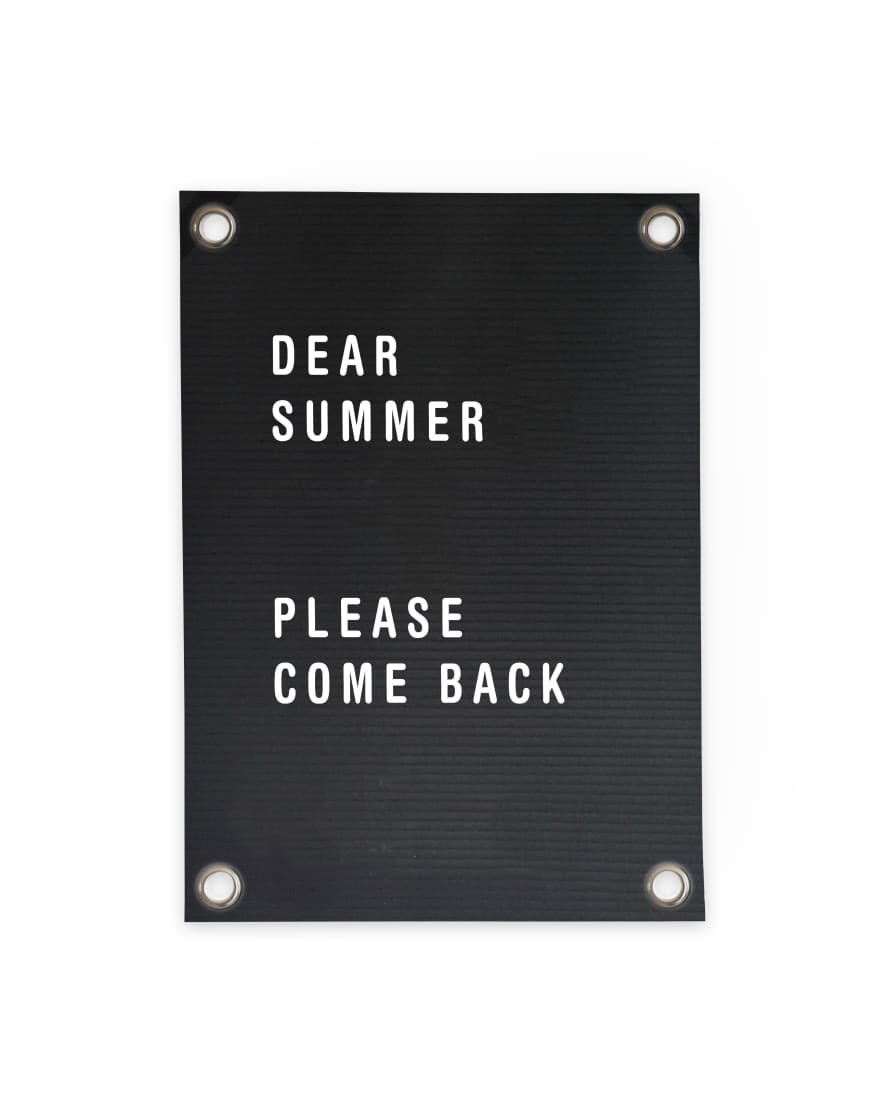 Villa Madelief 70x100cm Letterbord Dear Summer Tuinposter