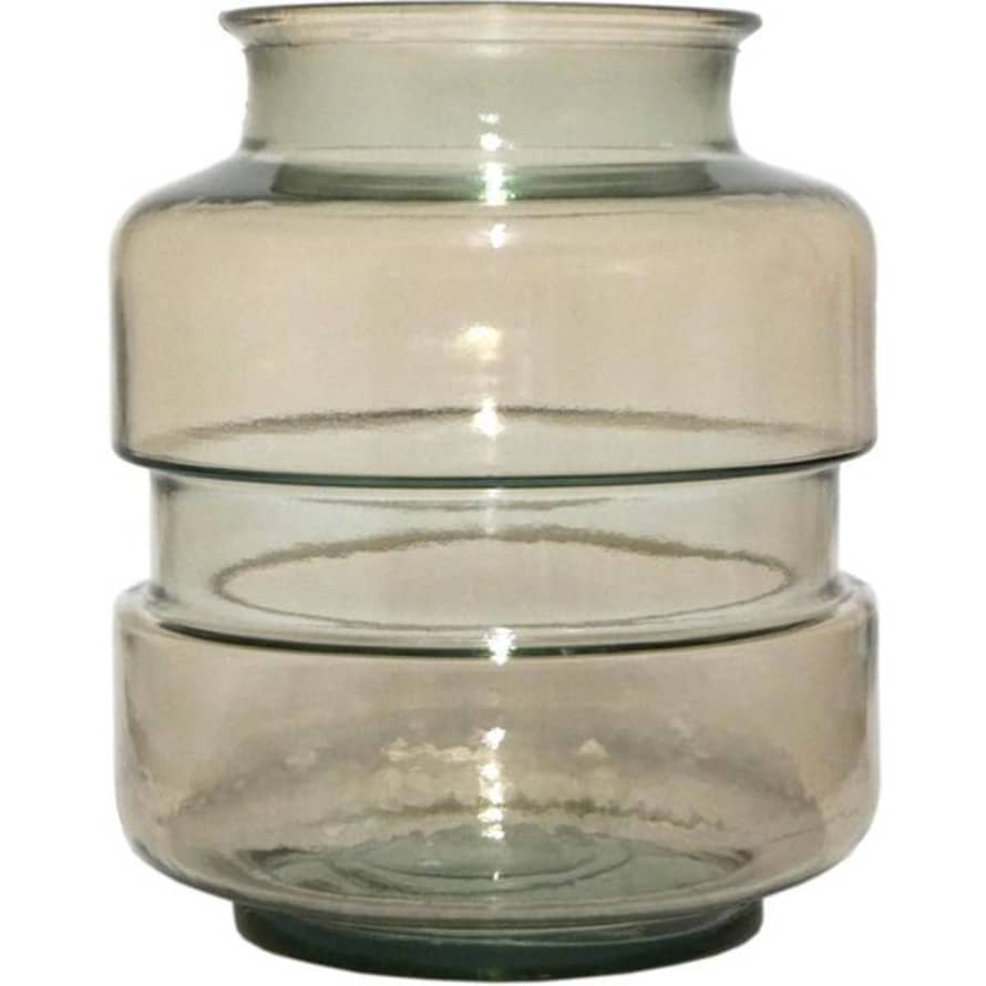 Trademark Noel Stylish Glass Vase Smoke
