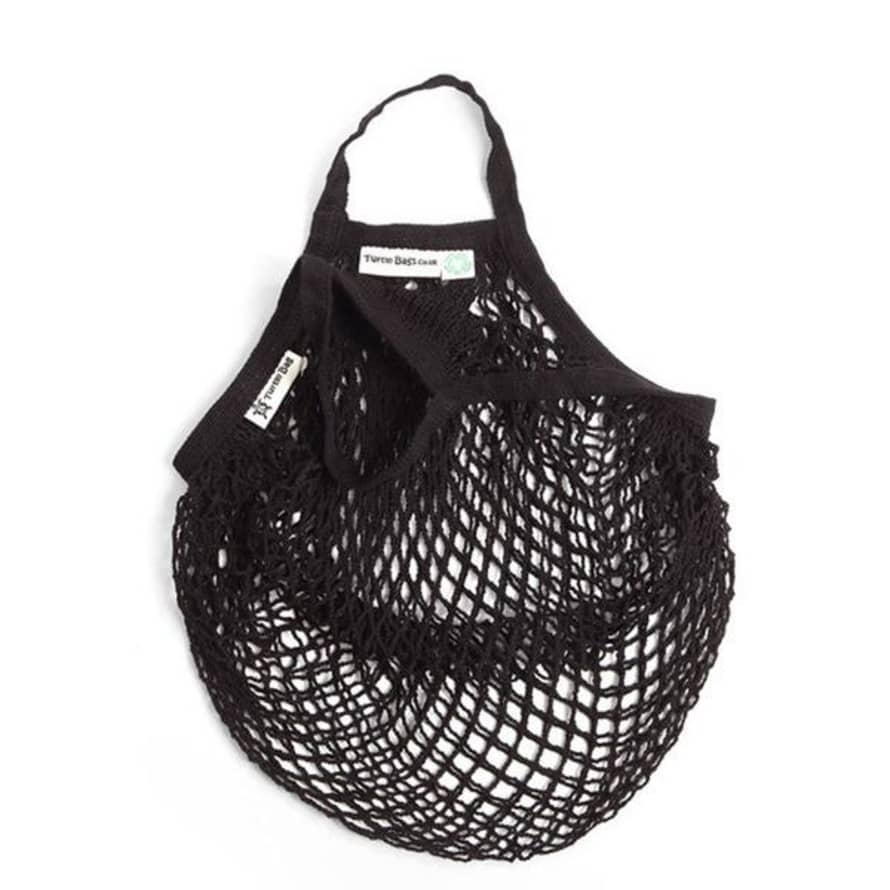 Turtle Bags String Bag Short Handle Black