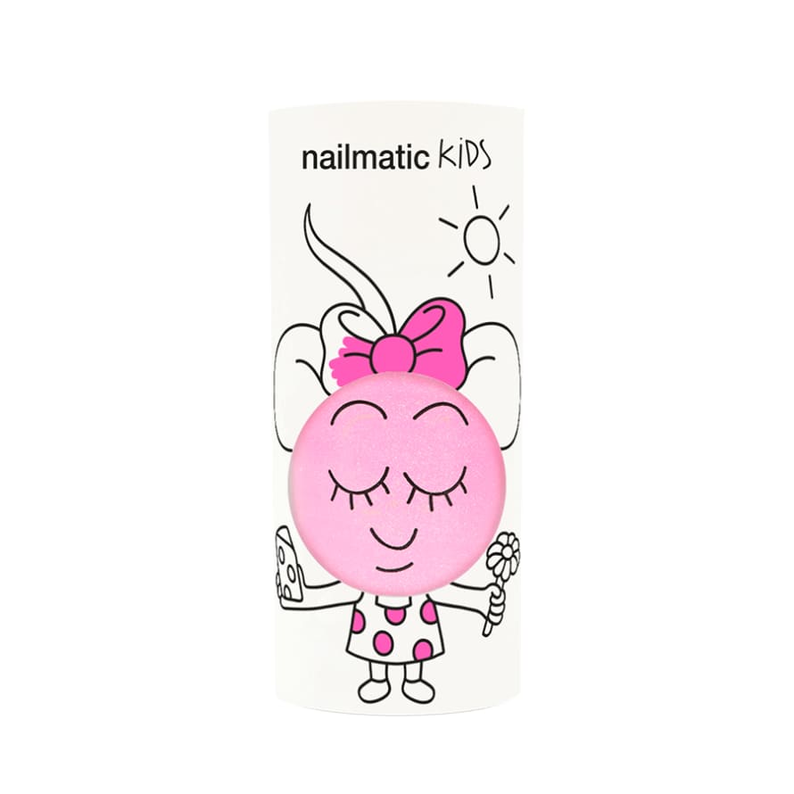 Nailmatic Neon Pink Pearl Dolly Water Based Nail Polish