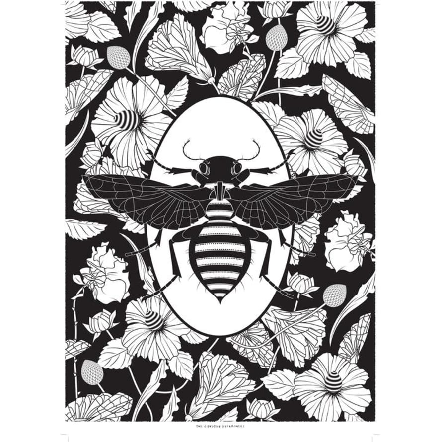 The Curious Department Elemental Bee Print