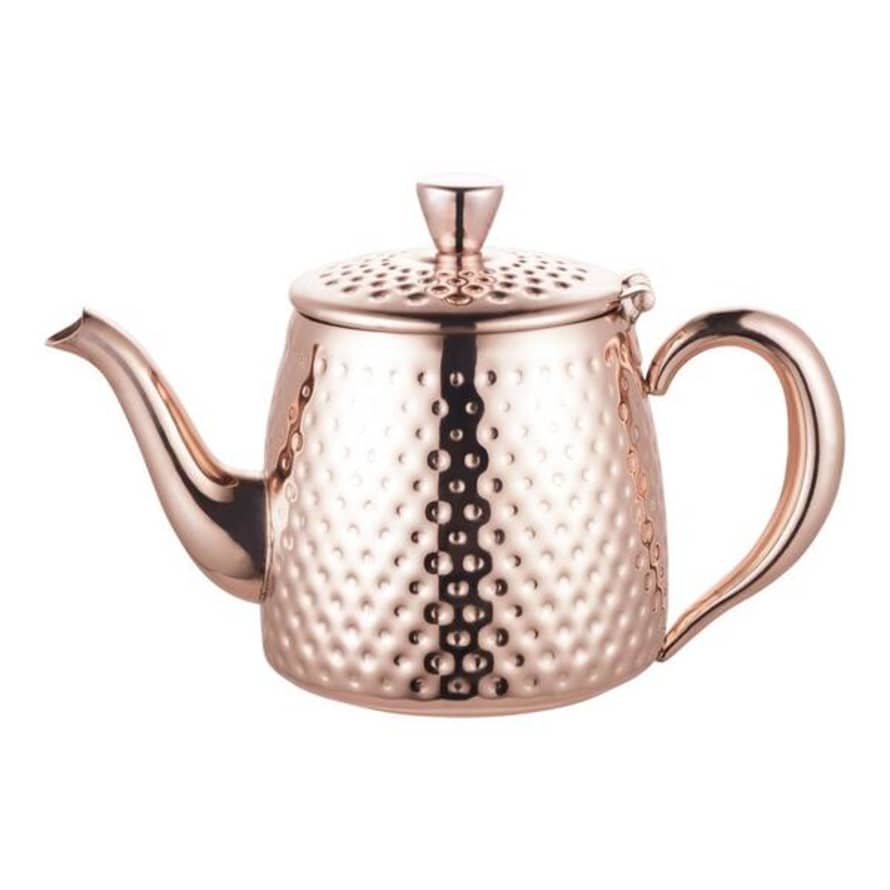 Kooks Unlimited Cafe Ole - Sandringham 18 Oz/0.5l Copper Effect Stainless Steel Teapot