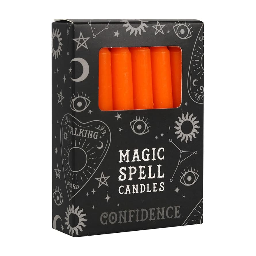 &Quirky Pack Of 12 Confidence Spell Candles
