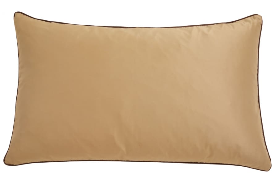 Nordal Light Brown Sateen Cushion Cover 80x50cm