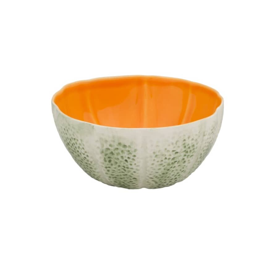 Bordallo Pinheiro Melon Bowl Handpainted Earthenware 12 cm