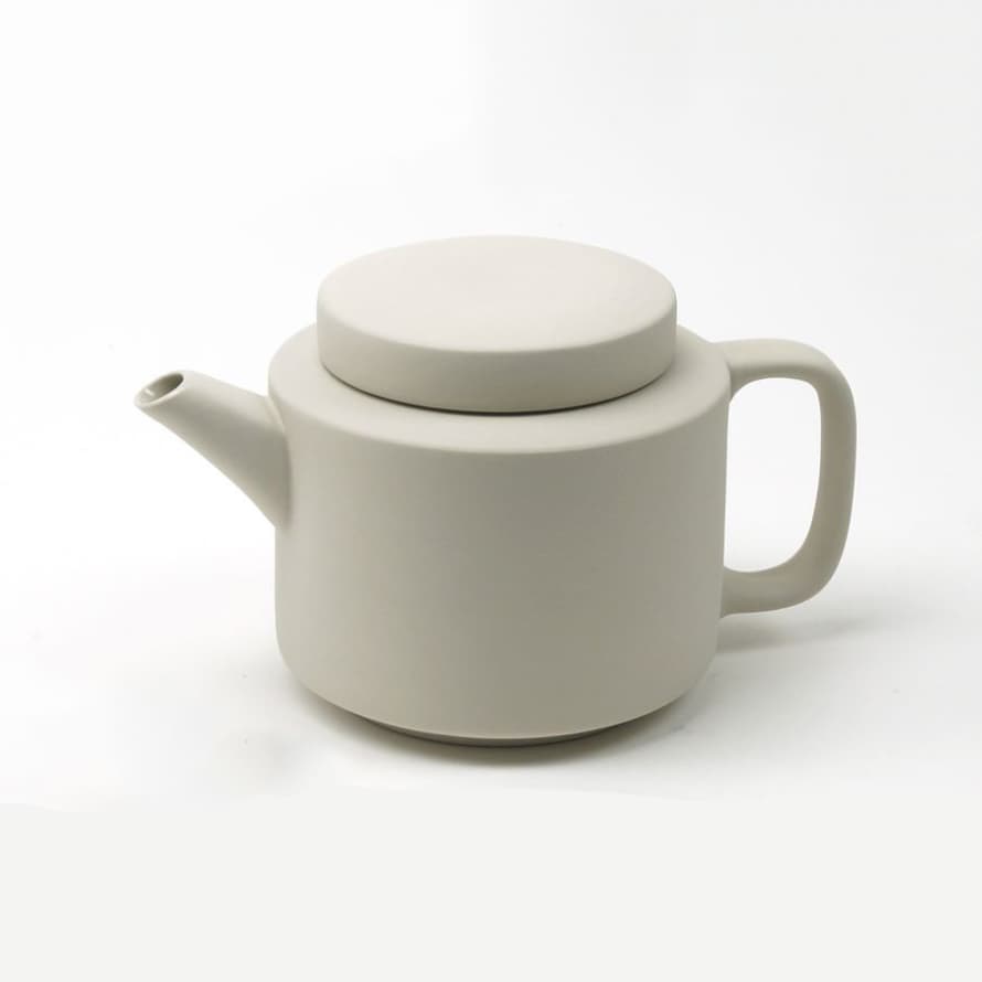 Kinta Matte White Teapot with Mat Lid in Large 950ml