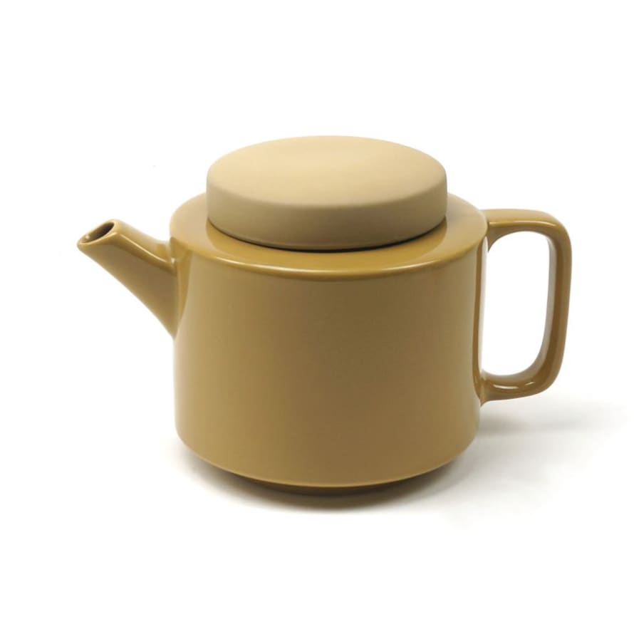 Kinta Mustard Teapot with Lid in Extra Large 1350ml