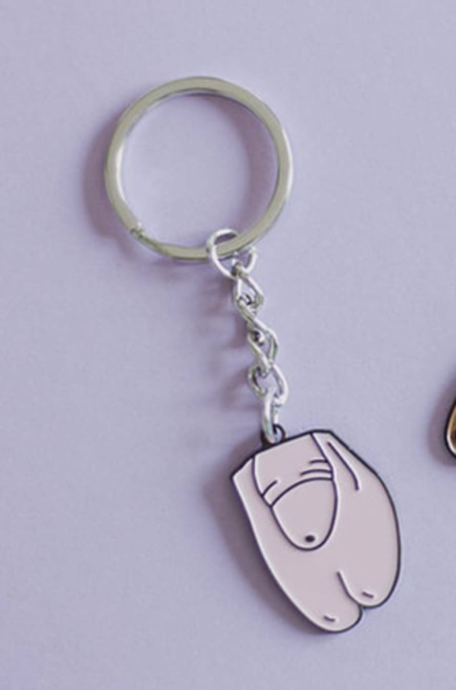 Eat Mielies Keyring Willie Pink