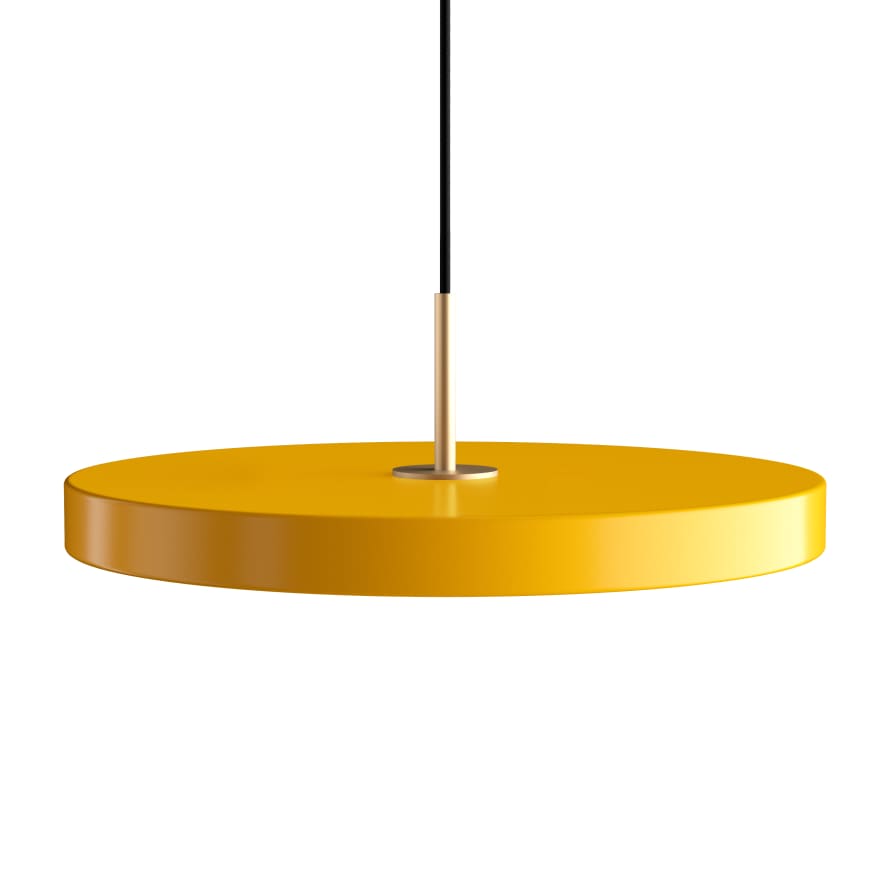 UMAGE Saffron Asteria Pendant Light with Brass Detail