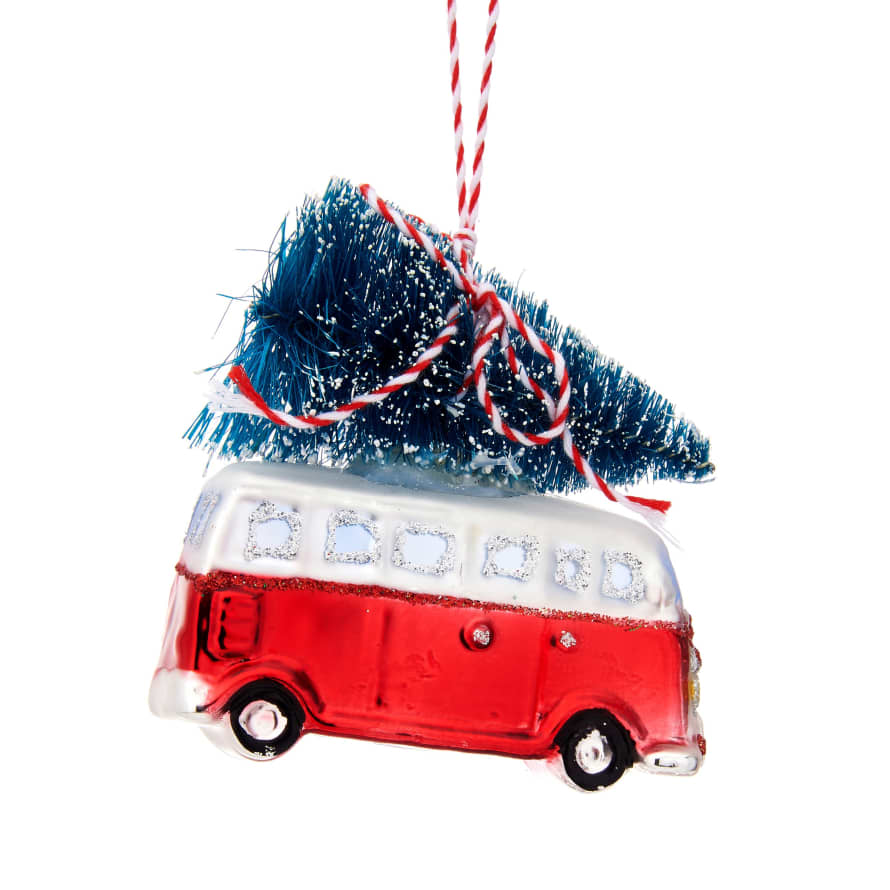 Sass & Belle  Camper Van with Tree Shaped Bauble