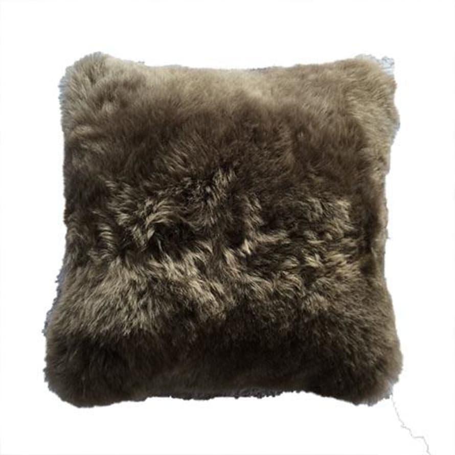 Alpine Lifestyle Boutique Taupe Shorn Icelandic Sheepskin Cushion