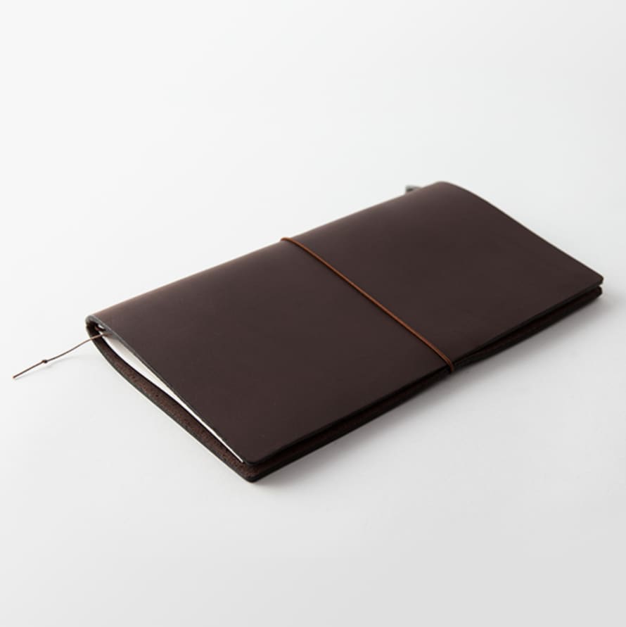 Traveler's Company Notebook Brown Leather Regular Size
